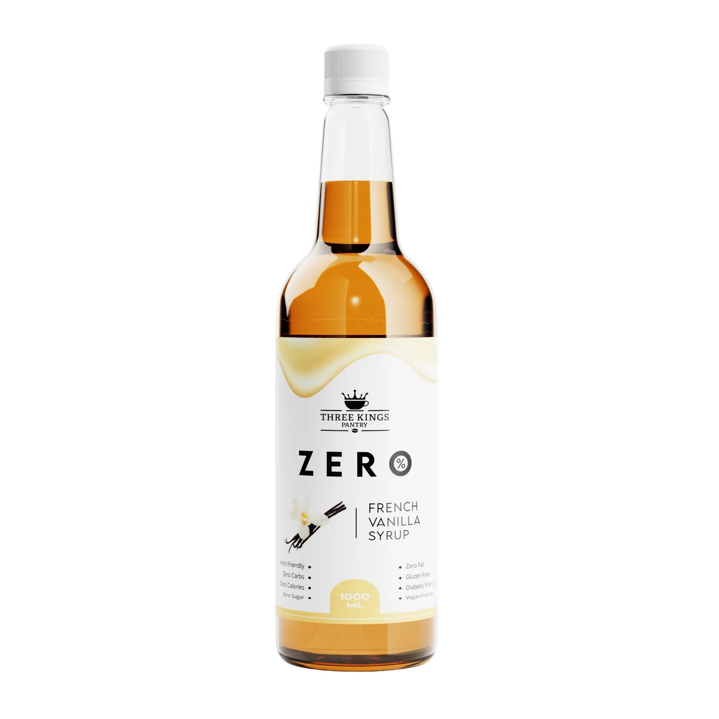 Zero - 1 Litre French Vanilla Syrup